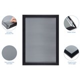 thumbnail of Europel Moldura Clic A3 25mm preta fosca, pacote 10 unidades, 355072