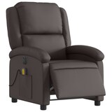 thumbnail of vidaXL Massagesessel Elektrisch Dunkelbraun Echtleder