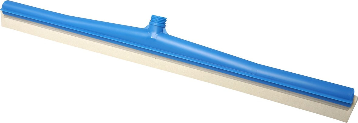 HACCP Wasserschieber mit weißem Gummi. Außengewinde - 600 mm_Farbe:blau