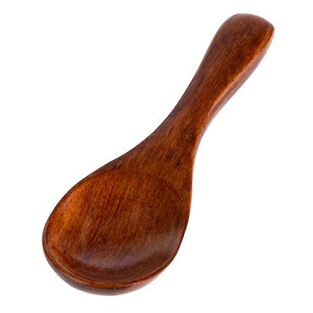 APS 87027 Lepel, houten lepel, hout (Nanmu), lengte 10 cm, lepelmaat 3,5 x 3 cm