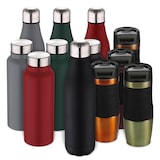 thumbnail of BERGNER - Botella termo cola (500 ml) de acero inoxidable (negro Walking anywhere)