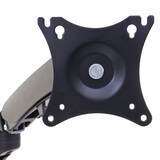 thumbnail of Suporte para monitor HWC-D39, VESA até 75x75/100x100mm montagem em orifícios inclinação giratória rotação até 9kg por braço ~ dois braços