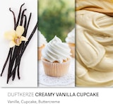 thumbnail of Duftkerze Candle Brothers Creamy Vanilla Cupcake, Kerze im Glas, 2 Dochte, 510g, 100h Brenndauer, Raumduftkerze, creme