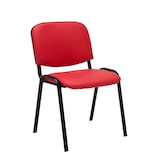 thumbnail of 6er Set Besucherstuhl Ken Kunstleder rot