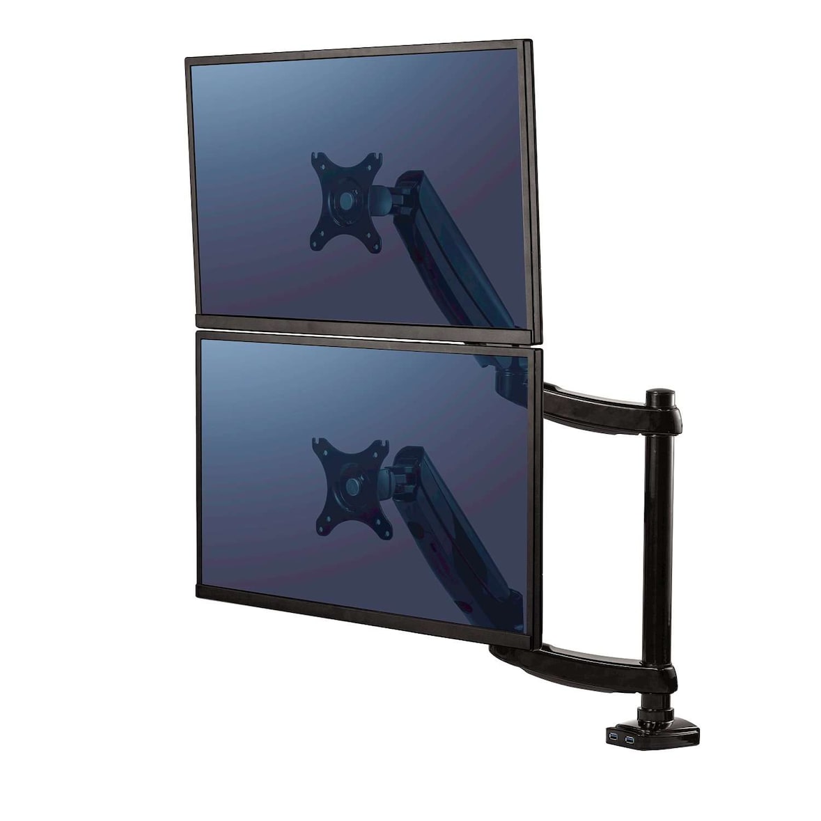 Fellowes 8043401 Flachbildschirm-Tischhalterung 68,6 cm (27 Zoll) Klemme Schwarz