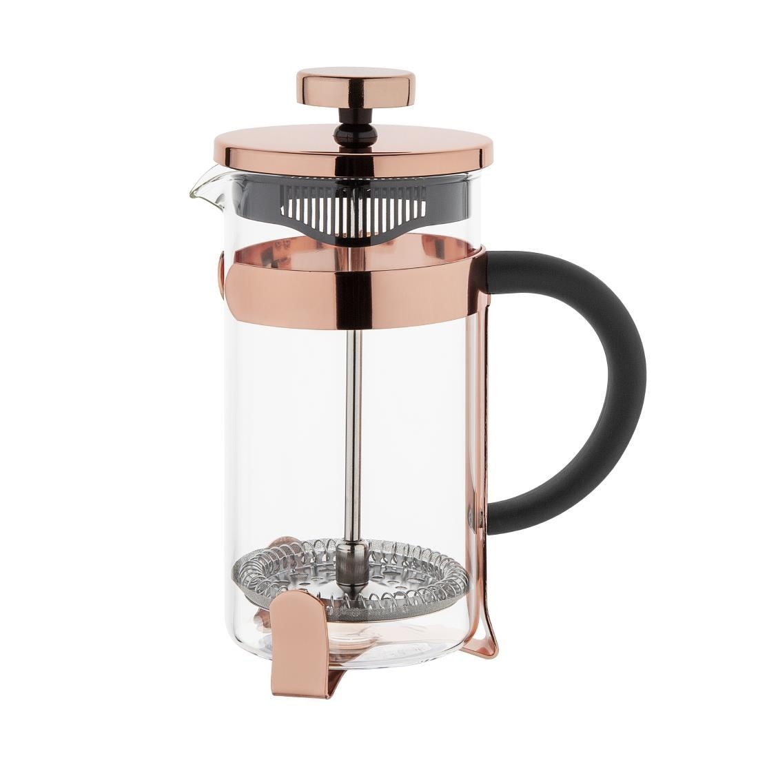Cafetière à Piston Contemporaine Inox Cuivre 3 Tasses - Olympia