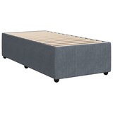 thumbnail of vidaXL Boxspringbett mit Matratze Dunkelgrau 90x190 cm Samt