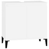 thumbnail of Helloshop26 - Waschbeckenunterschrank 58 x 33 x 60 cm weißes Holzwerkstoff 02_0006806