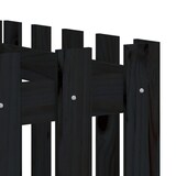 thumbnail of vidaXL Hochbeet Latten-Design Schwarz 200x50x50 cm Massivholz Kiefer