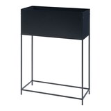 thumbnail of Helloshop26 - Pflanzenständer mit integrierter Metallschale 100 x 70 x 30 cm schwarz 03_0010710