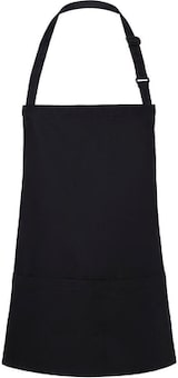 thumbnail of Short Bib Apron Basic with Buckle and Pocket: One Size / Pine Green