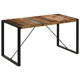 thumbnail of Table à manger 140x70x75 cm Bois de récupération massif Modèle Zenith Advance Plus