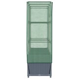 thumbnail of vidaXL Plantenbak verhoogd met kashoes 120x40x138 cm rattanlook