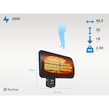 thumbnail of Fornello digitale da parete per esterni con telecomando