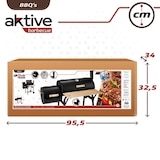 thumbnail of Barbacoa carbón portátil y ahumador Aktive