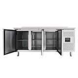 thumbnail of Mesa refrigerada de 3 puertas, con peto, acero inoxidable, refrigeración por aire, 85 x 179.5 x 70 cm, GN1/1, 310 W, EASYLINE, 417L, 10008 Vaiotec