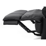 thumbnail of Fernsehsessel HWC-G15, Relaxsessel Liege Sessel, Leder + Kunstleder 101x87x100cm ~ schwarz