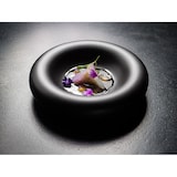 thumbnail of In Situ - Podium Nuit Gourmet Assiette en Grès noir diamètre 20,3 cm - carton de 2