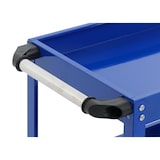 thumbnail of Werkzeugwagen Rollwagen mit 3 Ladeflächen | HxBxT 73x73x36cm | Rollwagen Tischwagen Transportwagen | Rollen Handgriff 3 Ladeflächen | Stahl | Blau