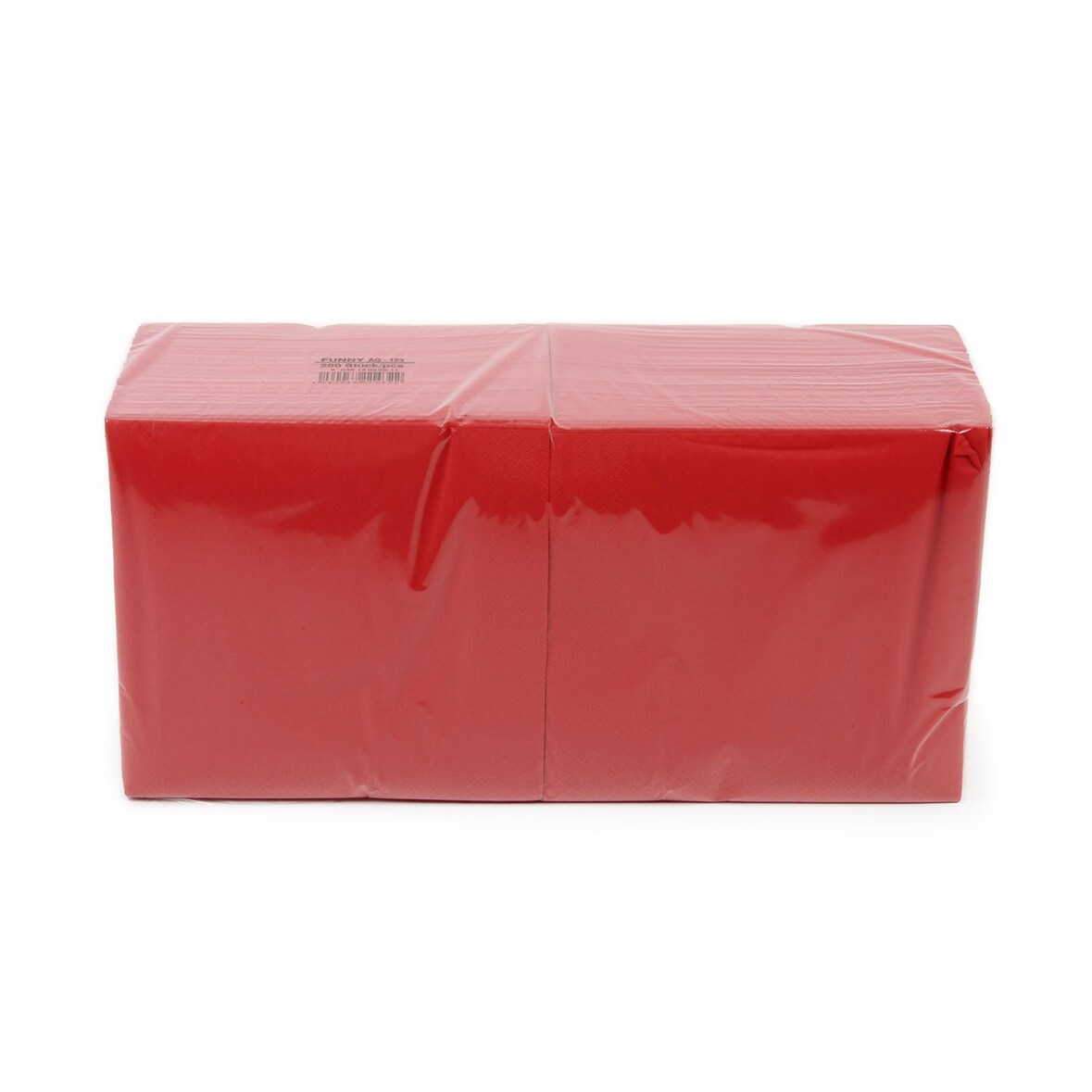 Tafel-Servietten, rot, 3-lagig, 40 x 40 cm, Inhalt 250 St, in verschiedenen Farben, hochwertiges Material