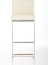 thumbnail of Barhocker Paros Kunstlederbezug creme
