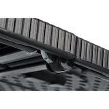 thumbnail of METRO PROFESSIONAL Banketttisch klappbar Vanimo, Stahl, HDPE-Tischplatte, Rattan Optik, 180 x 75 cm, schwarz