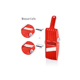 thumbnail of TNS 3000 GEMÜSEHOBEL Multireibe, Gurkenhobel, Julienne Schneider "ALL IN ONE" Das Original (ROT-Schwarz)