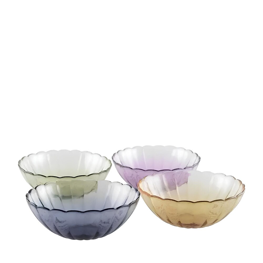 Bols multicolore - lot de 4