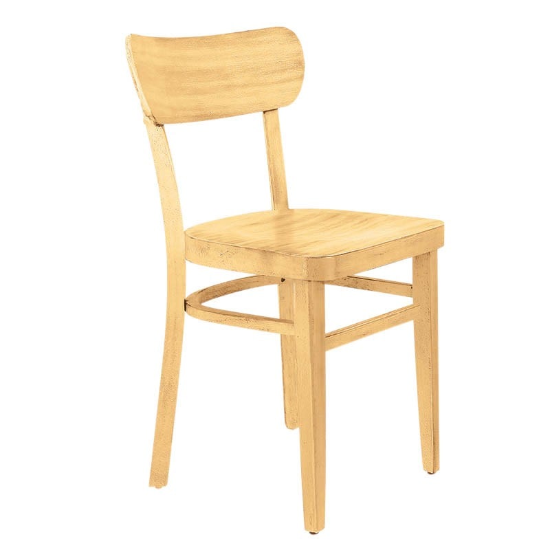 Ligne CHR Chaise Bastia, bois, naturel, lot de 2