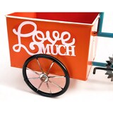 thumbnail of DanDiBo Blumenfahrrad für Garten Metall Stehend Fahrrad Blau Orange 96530 Pflanzfahrrad Dekofahrrad Blumenständer