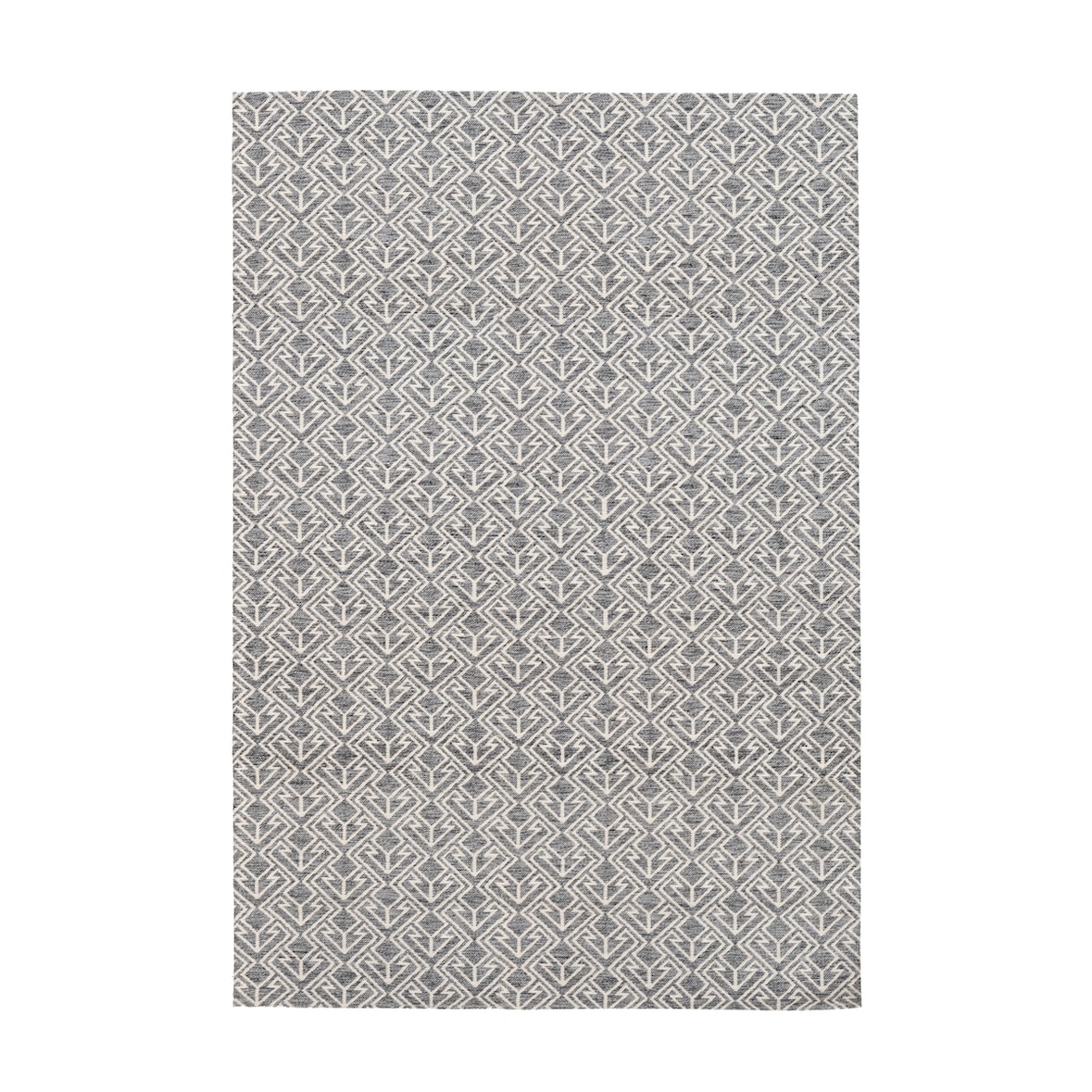 Kayoom Teppich Yoga 100 Grau / Creme - Q1I4Q-80-150-E