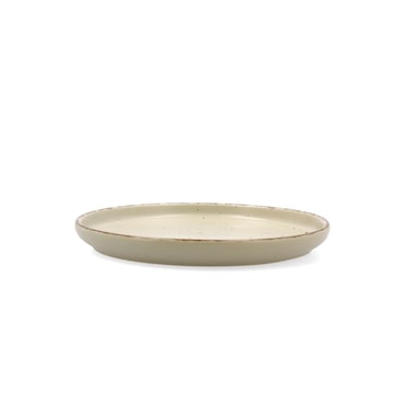Quid Duna Plato Postre Cerámico Verde 20X2,5Cm