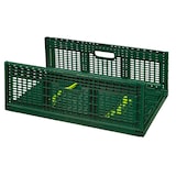 thumbnail of 10 x Stabile Klappbox aus Kunststoff 60x40x21,9 cm Gemüsekiste Faltbox