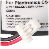 thumbnail of Plantronics CS540, CS540A Nachbau Akku für Plantronics 84479-01 und 86180-01, C054A mit 2-poligem Stecker