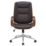 thumbnail of Silla de oficina Yankton Nogal/marrón