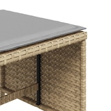 thumbnail of vidaXL Gartenhocker Kissen 4Stk. Beigemischung 41x41x36 cm Poly Rattan