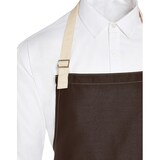 thumbnail of SANTORINI - Contrasted Bib Apron with Pocket: One Size / Burgundy