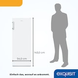 thumbnail of Exquisit Gefrierschrank GS231-NF-H-040C weiss | Gefrierschrank NoFrost 161 L Volumen | 4* Schnellgefrieren | Alarm | Gefrierschrank Gross