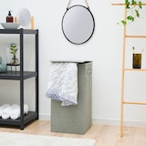 thumbnail of 50L Cesta Ropa Sucia con Tapa - 30x30x60 Cubo Estrecho - Canasta Plegable Gris