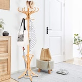 thumbnail of COSTWAY 184 cm Guarda-Roupa com Suporte para Guarda-Chuva, Suporte para Jaquetas com 12 Ganchos