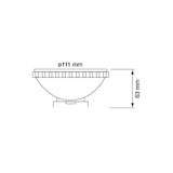 thumbnail of Bombilla LED AR111 G53 15W 4200ºK