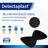 thumbnail of Detectaplast Fingerkuppenpflaster Heavy Duty Schwarz Textil 68 x 38 mm