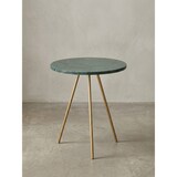 thumbnail of Beistelltisch Echter Marmor Grün 38x38x44cm Anstelltisch Metall Gold, Kleiner Dreibein Sofatisch Rund, Wohnzimmertisch Couch Modern, Couchtisch