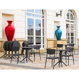 thumbnail of Lot de 2 tables d’extérieur rondes pliantes de 60 cm Sky Table Noir