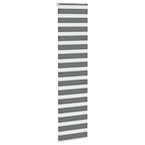 thumbnail of vidaXL Doppelrollo Dunkelgrau 55x230 cm Stoffbreite 50,9 cm Polyester