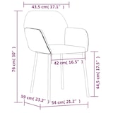 thumbnail of vidaXL Esszimmerstühle 2 Stk. Hellgrün Samt