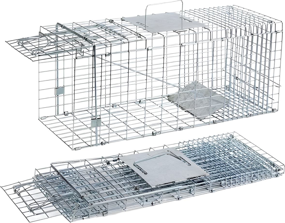 VerminBuster Opvouwbare Vangkooi Rat - 62 x 18 x 21 cm - Rattenvangkooi ...