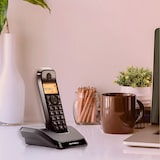 thumbnail of Teléfono fijo Motorola S1201  inalámbrico con pantalla retroiluminada Negro