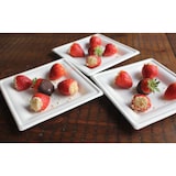 thumbnail of FHC - 250Pcs - Assiette carrée blanche en pulpe - 260x260x20mm