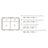 thumbnail of Polibox Contenitore isotermico 420x290x100 mm Monoking PPE blu